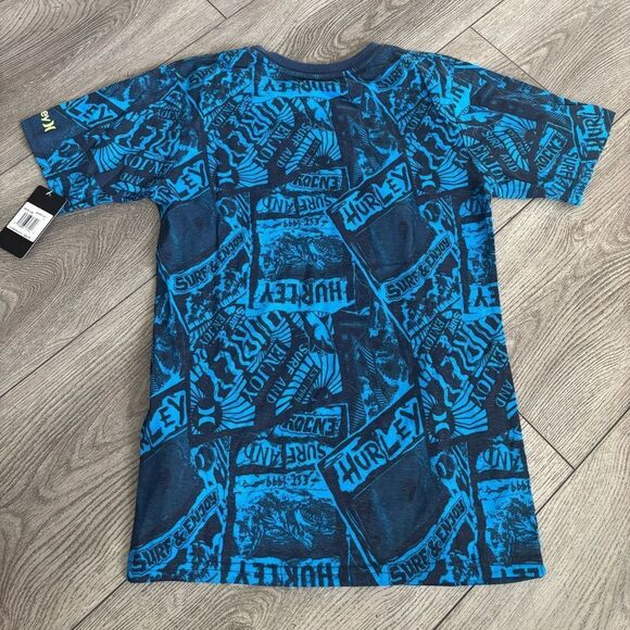 Hurley Blue Graphic T-Shirt - Picture 2 of 4
